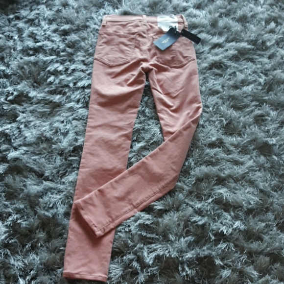 Rag & Bone high rise skinny pink corduroys 24 NWT - Picture 7 of 8